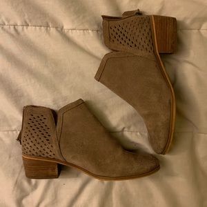 Susina Tan Booties — great condition; lightly used